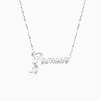 Silver Personalised Eternal Necklace