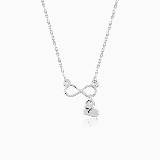 Silver Personalised Endless Echo Necklace