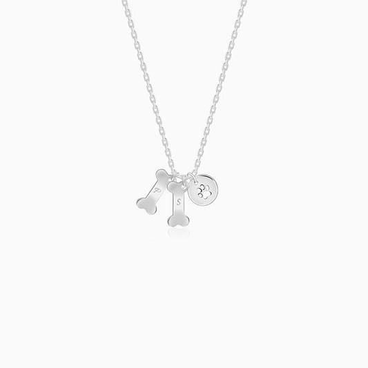 Silver Personalised Pet Lover Necklace