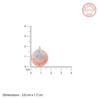 Dual Tone Rose Gold Personalised Heart Message Necklace