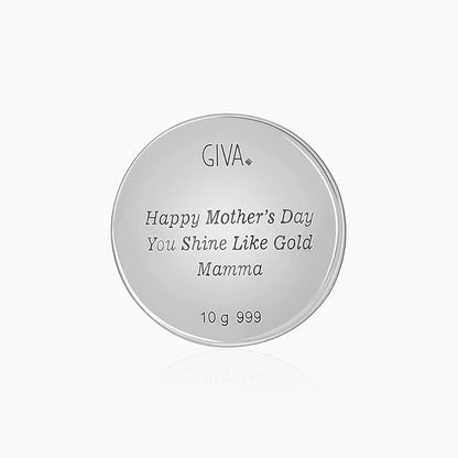 Silver Personalised Mother's Love Coin
