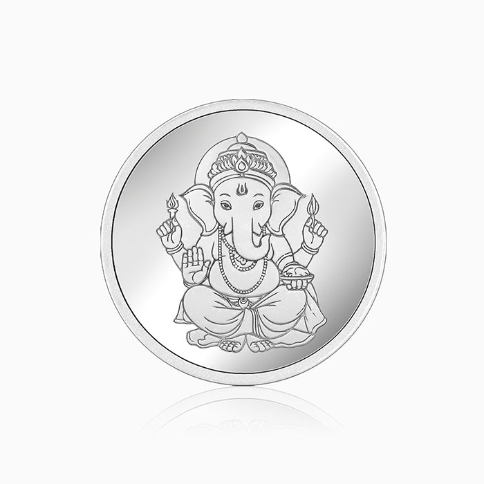 Silver Personalised Ganesha Coin- 50g