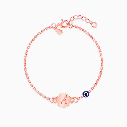 Rose Gold Personalised Envy Gaze Kids Bracelet (2 - 8 Years)