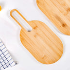 Paddle Shape Bamboo Platter Set Of 2