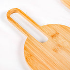 Paddle Shape Bamboo Platter Set Of 2