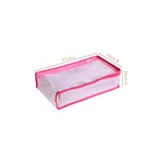 Pair Of Wardrobe Organisers With Zipper In Pink