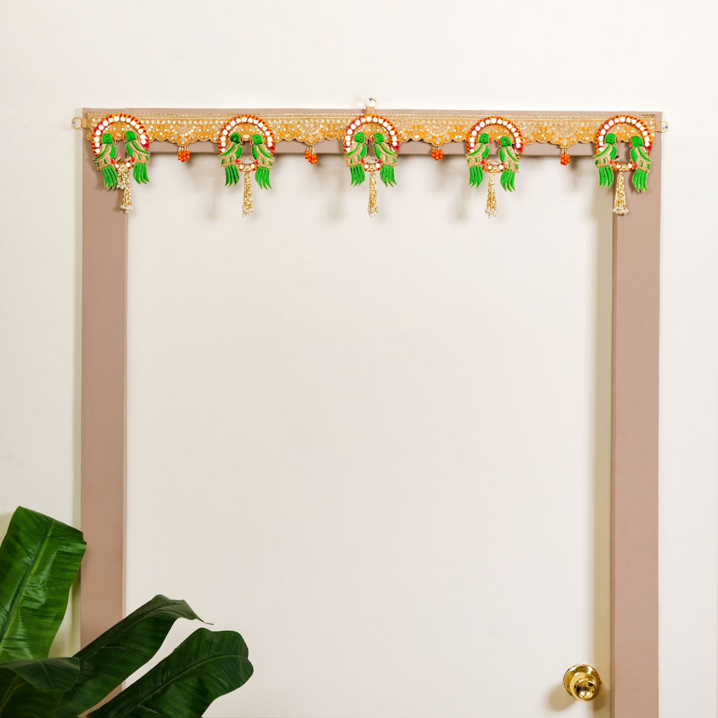 Parrot Wall Hanging Banderwal For Gate Decoration