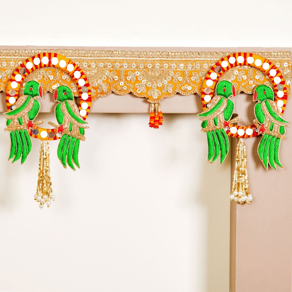 Parrot Wall Hanging Banderwal For Gate Decoration