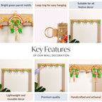 Parrot Wall Hanging Banderwal For Gate Decoration