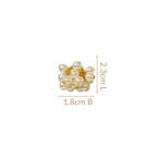Pearl Cluster Stud Earrings