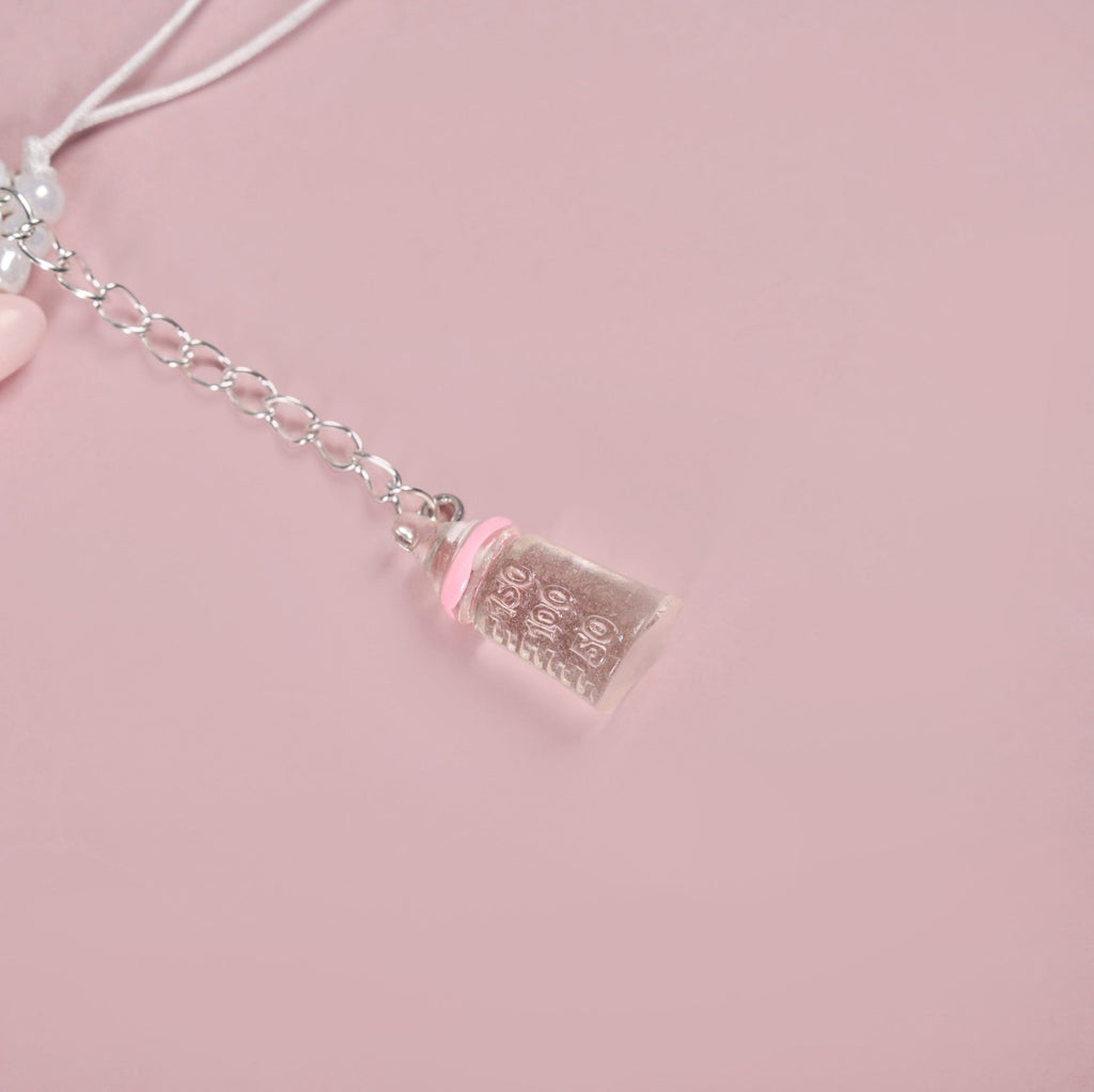 Pearl Stars And Hearts Phone Charm