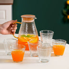 Pebble Design Jug And Glass Set Of 7