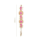 Eco Friendly Sola Flowers Wall Hanging Pink Set Of 2