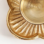 Petal Light Aluminium Tealight Candle Holder Set Of 2 In Festive Gift Box