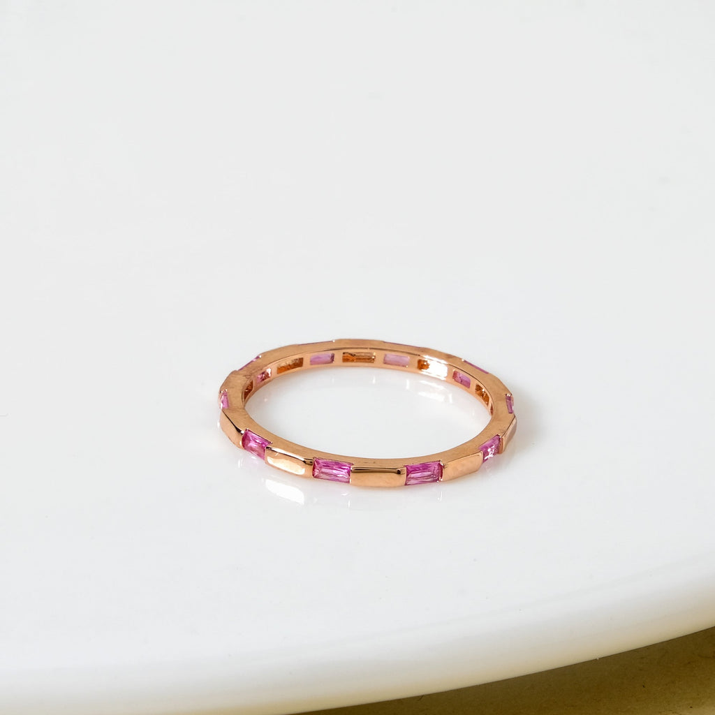 Pink Blush Rose Gold Statement Ring