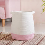 Pink Heart Storage Basket 39cm