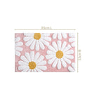 Pink Roseate Cotton Anti Slip Floor Mat 85x53cm