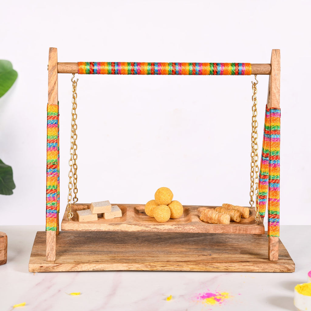 Detachable Swing Wooden Platter