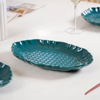 Luxe Moroccan Long Platter Set Of 2 12 Inch