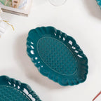 Luxe Moroccan Long Platter Set Of 2 12 Inch