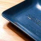 Rustic Stoneware Large Platter Navy Blue Set Of 2 10 Inch