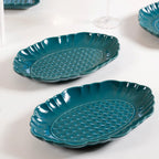 Luxe Moroccan Long Platter Set Of 2 12 Inch