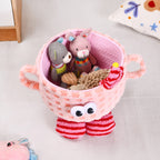 Playful Plush Storage Basket