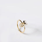 Playful Whiskers Gold Ring