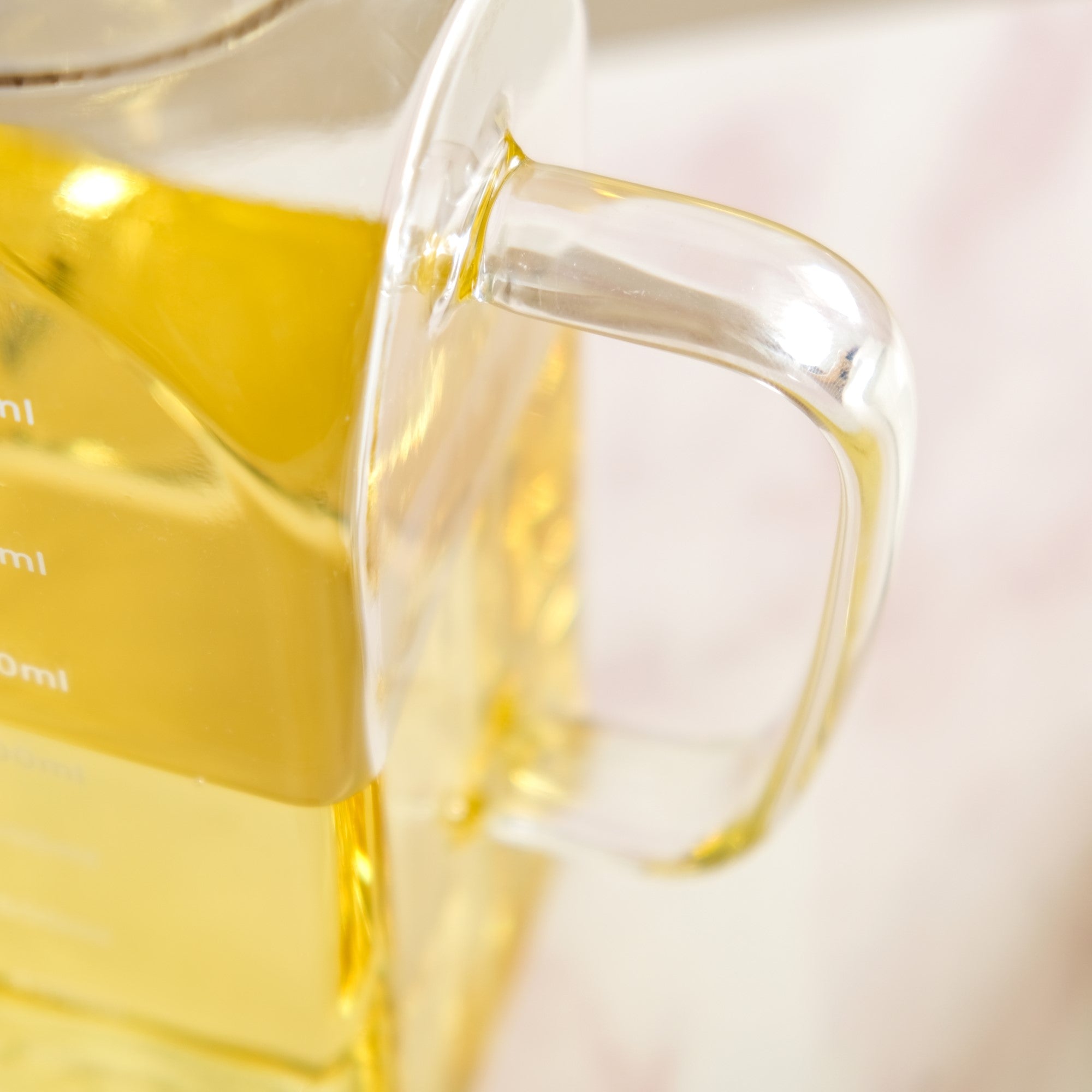 Premium Borosilicate Glass Oil Pot with Bamboo Lid 1000ml