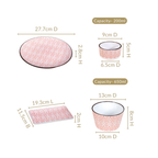 Baroque Pink 16 Piece Ceramic Dinner Set For 4