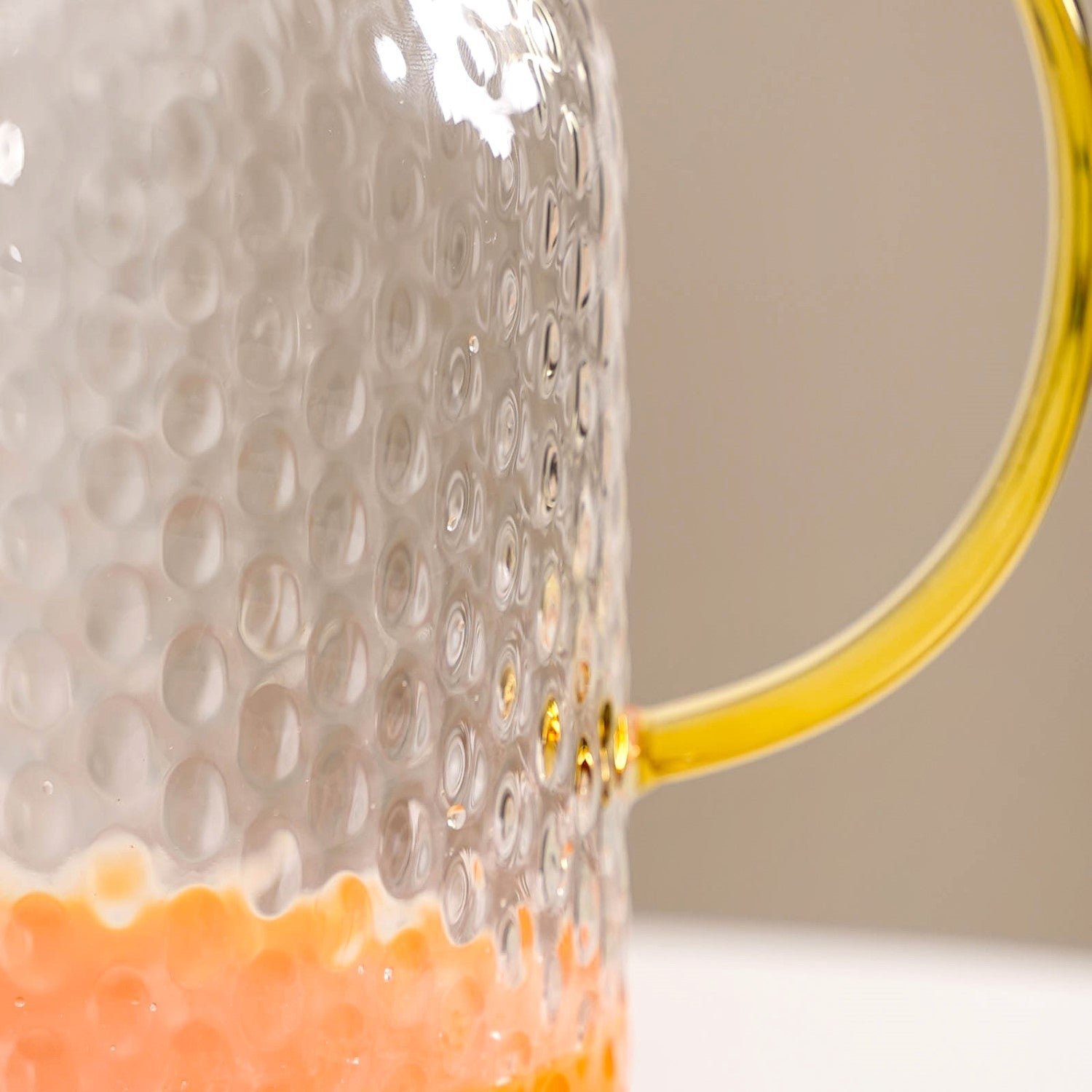 Premium Textured Borosilicate Glass Jar 1250ml