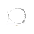 Princess Bow Silver Chain Bracelet