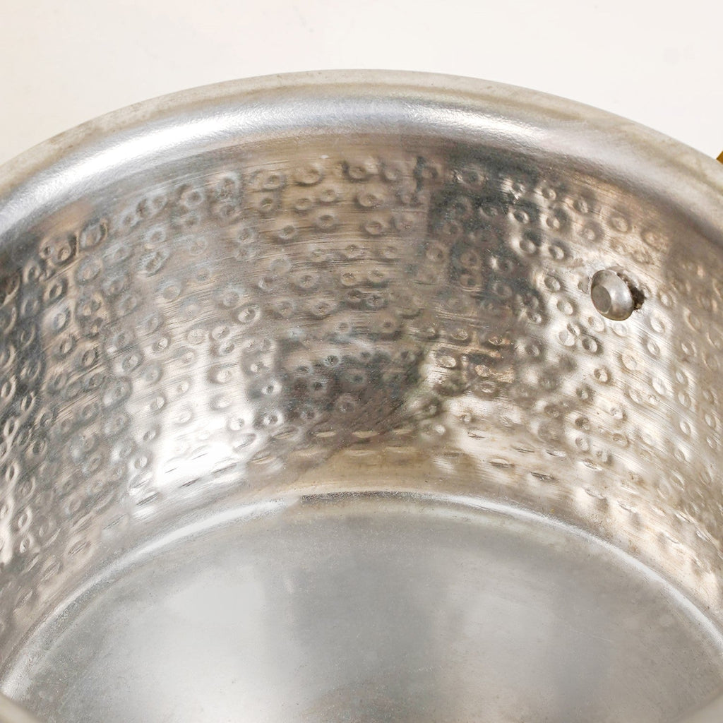 Pure Brass Hammered Saucepan 1200ml