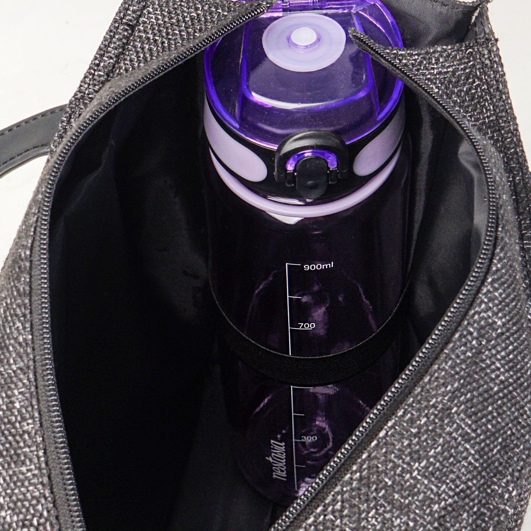 Purple Vegan Leather Lunch Bag