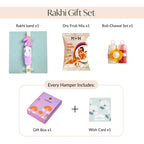 Purple Dino Rakhi Gift Set