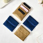 Quilted Versatile Small Makeup Pouch Set Of 4