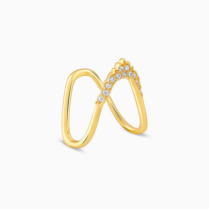 Golden Dreamy Sparkle Vanki Ring