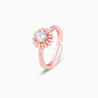 Rose Gold Radiant Sunshine Ring