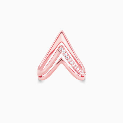 Rose Gold Blissful Beauty Vanki Ring