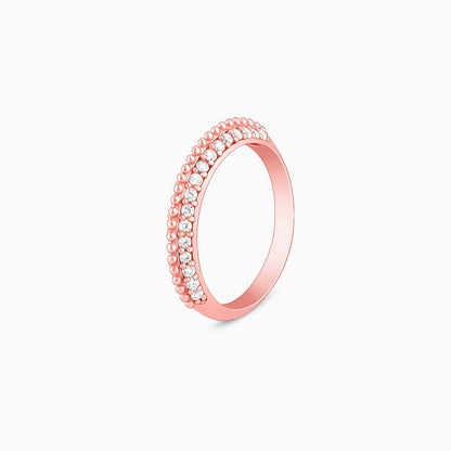 Rose Gold Embanked Ring