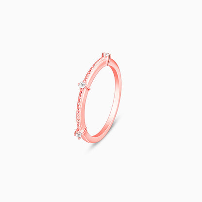 Rose Gold Glamourous Aura Ring