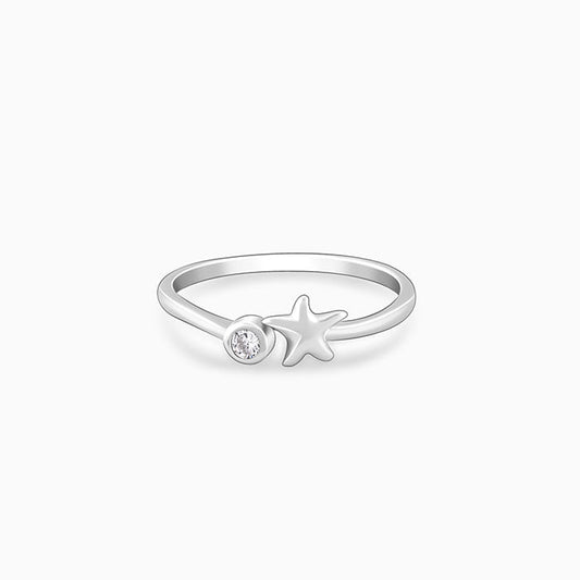 Silver Starry Dusk Ring