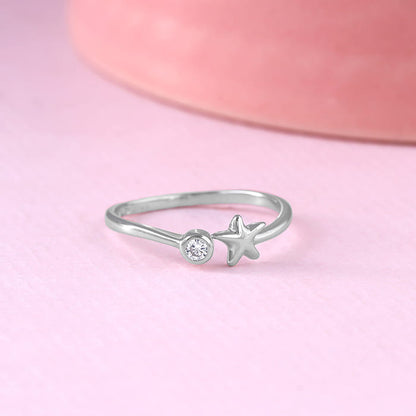 Silver Starry Dusk Ring
