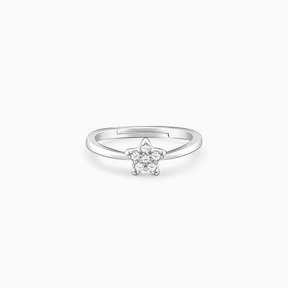 Silver Star Constellation Ring