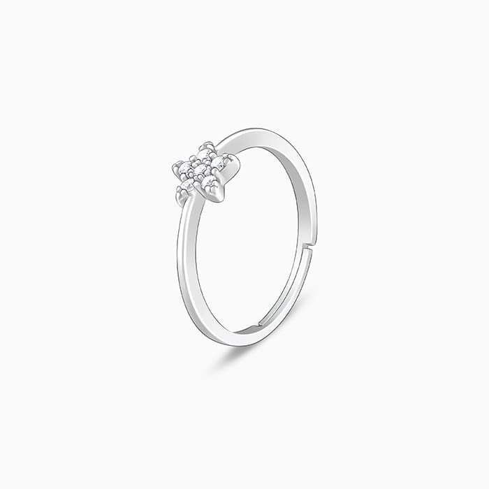 Silver Star Constellation Ring