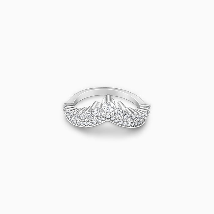 Silver Tiara Vanki Ring