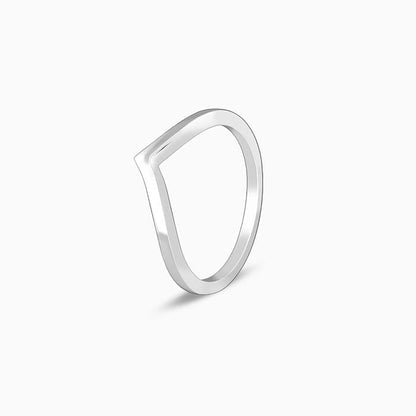 Silver Basic Stackable Vanki Ring