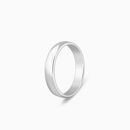 Silver Modern Grace Ring For Him