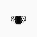 Black Rhodium Impeccable Ring For Him