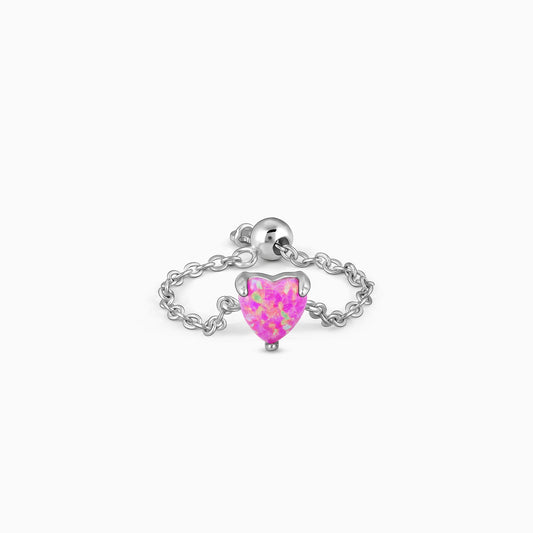 Silver Gypsy Heart Ring